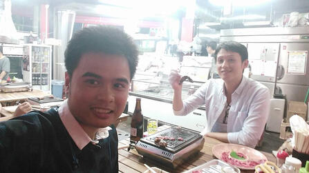 When in Osaka with my Airbnb host, Kaito!