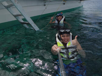 Water Adventure with Travel Buddies