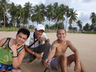 With Tony and Josue with El Nido